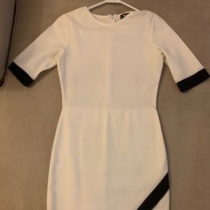 Black and white dress